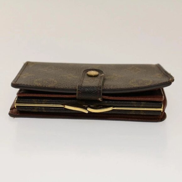 LOUIS VUITTON Monogram Porte Monnaie Billets Viennois Wallet M61663 Auth 50459 - Picture 8 of 14